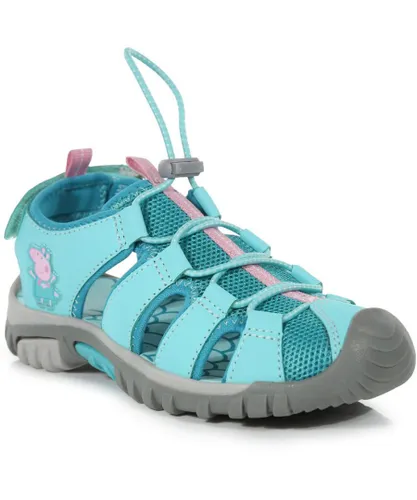 Regatta Girls Peppa Breathable Lightweight Walking Sandals - Blue