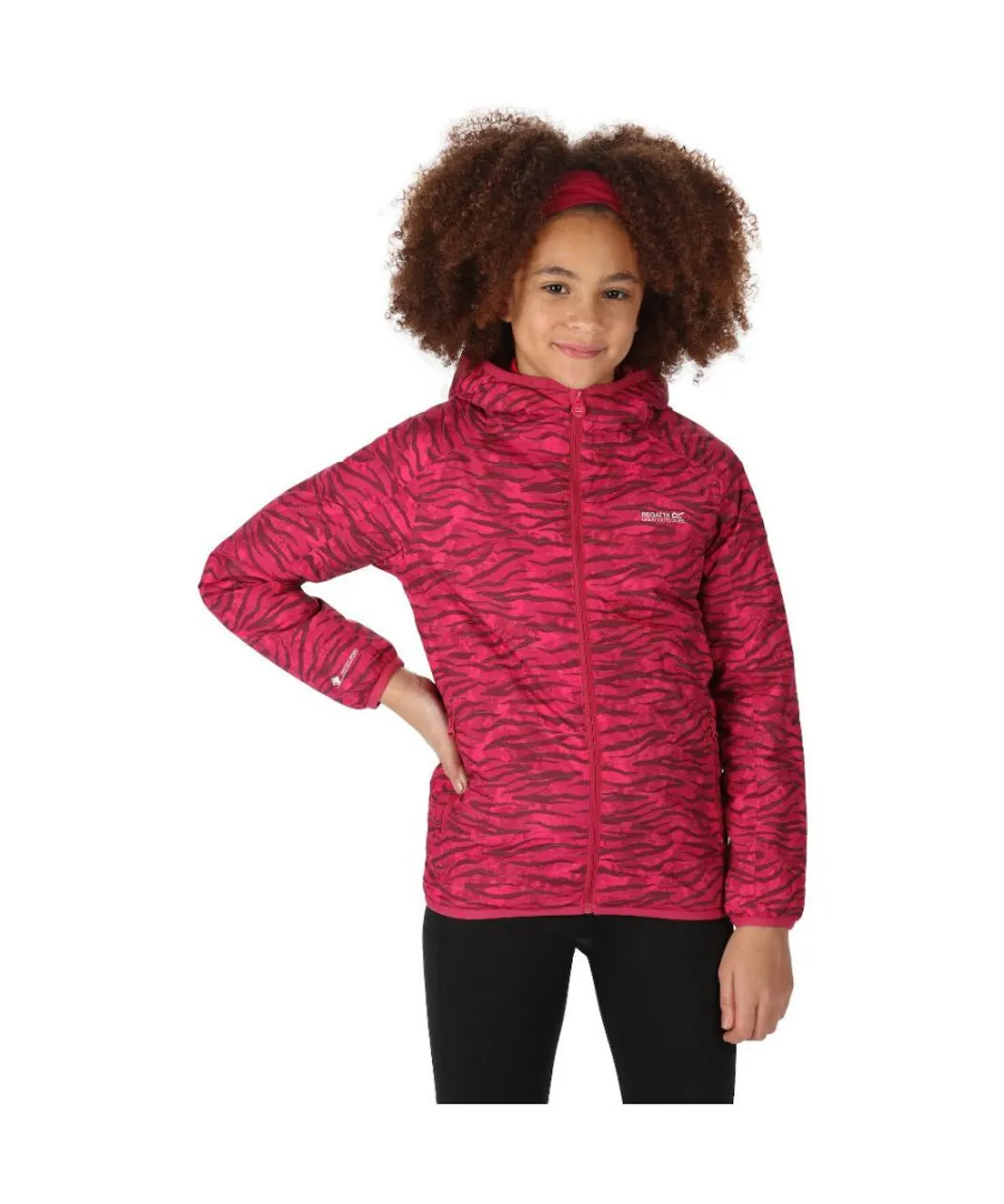 Regatta Girls Volcanics VI Waterproof Breathable Padded Coat - Pink