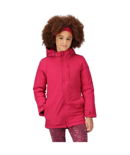 Regatta Girls Yewbank Waterproof Beathable Insulated Coat - Pink