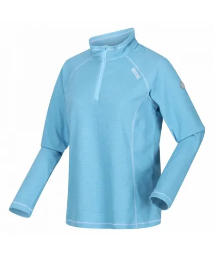 Regatta Great Outdoors Womens/Ladies Montes Half Zip Fleece Top (Ethereal Blue) - Multicolour