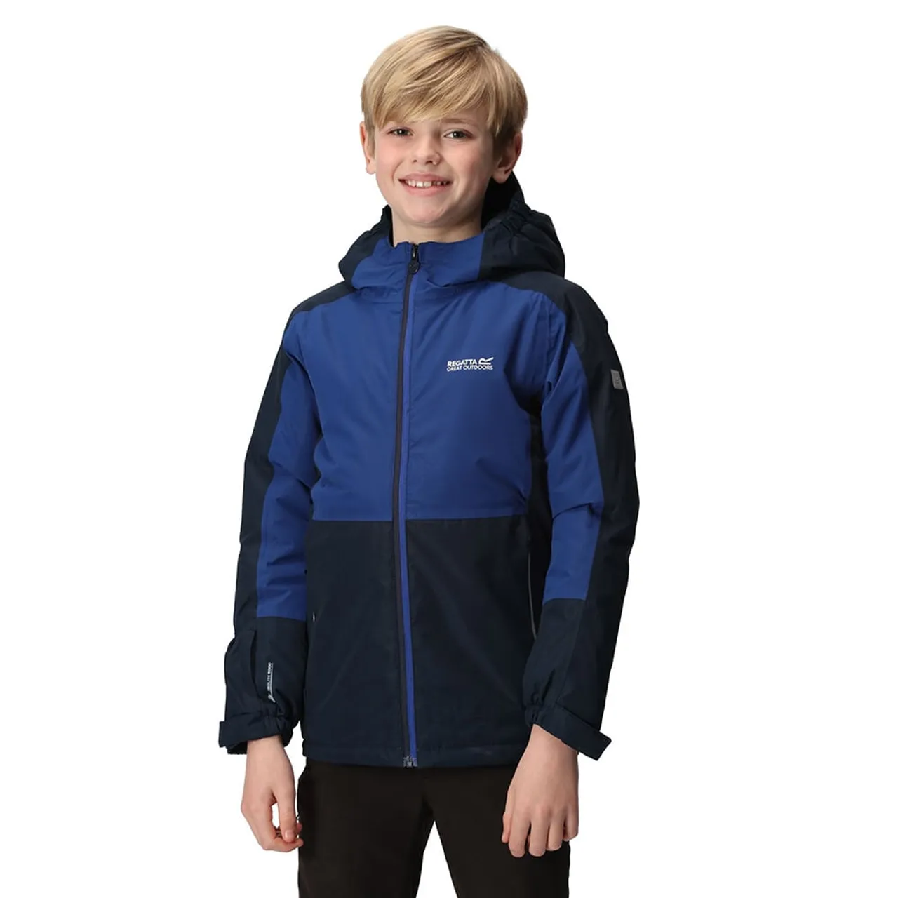 Regatta Kids Beamz III Waterproof Insulated Jacket (Navy / New Royal)