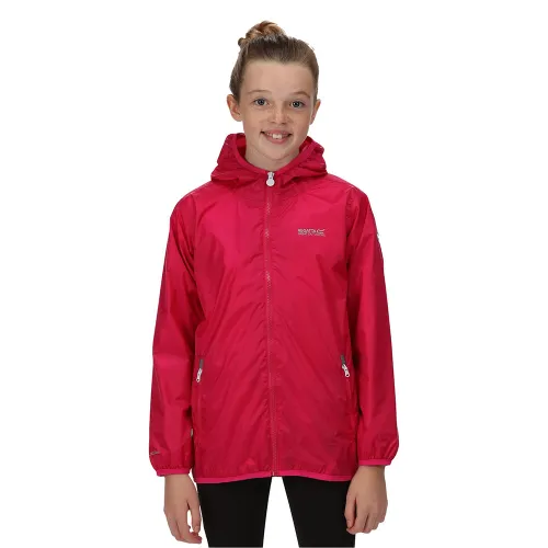Regatta Kids Lever II Waterproof Jacket (Pink Fusion)