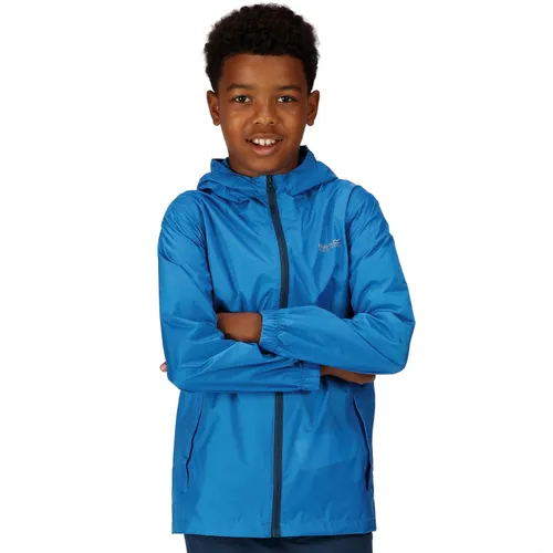 Regatta Kids Pack it III Waterproof Jacket - Indigo Blue -