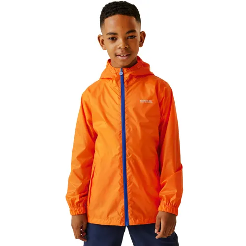 Regatta Kids Pack it III Waterproof Jacket - Persimmon -