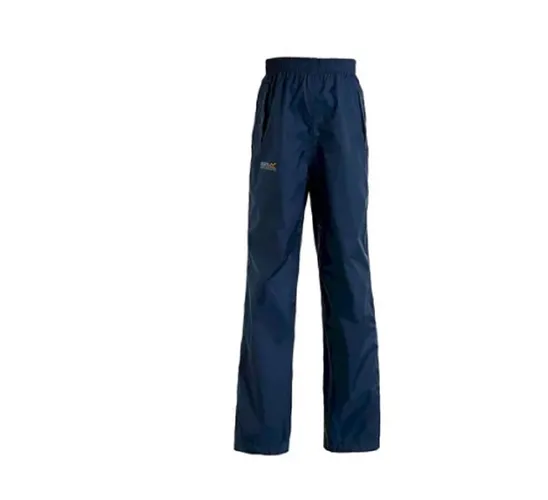 Regatta Kids Pack It Waterproof Overtrousers - 3-4 Yrs Blue