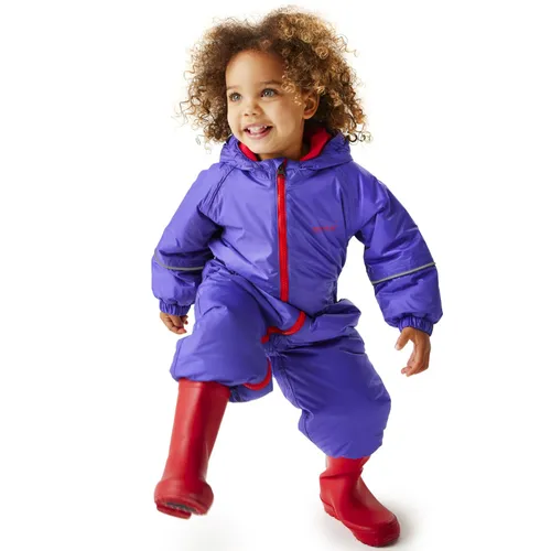 Regatta Kids Splosh III Waterproof Puddle Suit - Peony