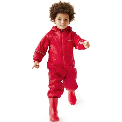 Regatta Kids Splosh III Waterproof Puddle Suit - Pepper -