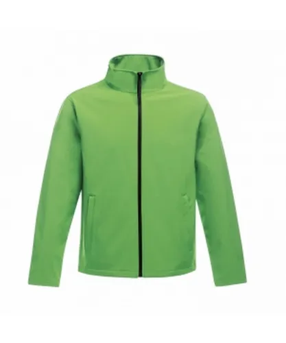 Regatta Mens Ablaze Printable Softshell Jacket - Green