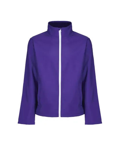 Regatta Mens Ablaze Printable Softshell Jacket (Purple/Black) - Multicolour