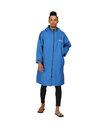Regatta Mens Adult Waterproof Fleece Lined Robe Jacket - Blue