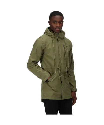 Regatta Mens Asher Waterproof Breathable Jacket - Green