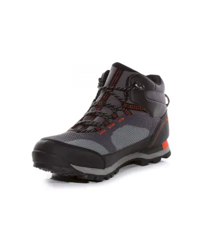 Regatta Mens Blackthorn Evo Walking Boots (Dark Grey/Rusty Orange)