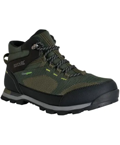 Regatta Mens Blackthorn Evo Waterproof Walking Boots - Green Nylon