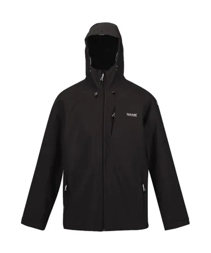 Regatta Mens Britedale Waterproof Breathable Jacket Coat - Black