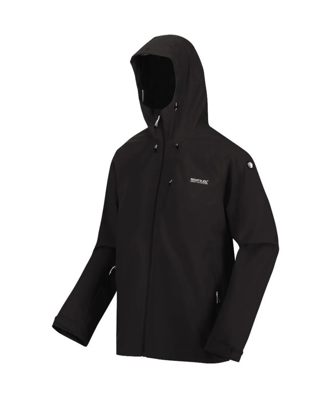 Regatta Mens Britedale Waterproof Breathable Jacket Coat - Black