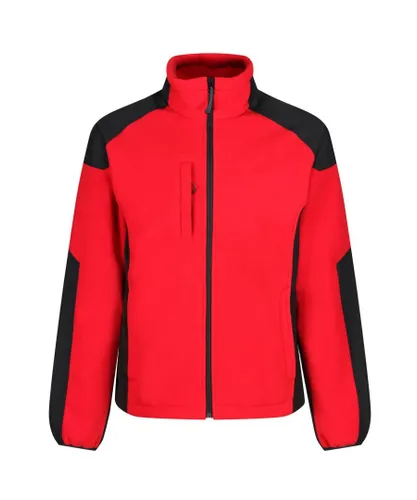 Regatta Mens Broadstone Full Zip Fleece Jacket (Classic Red)