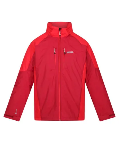 Regatta Mens Calderdale Waterproof Jacket (Dark Red/Chinese Red)