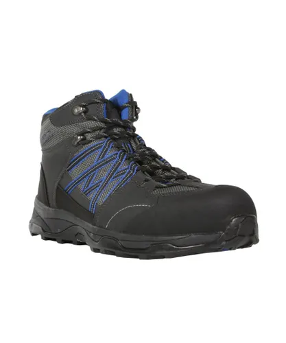 Regatta Mens Claystone Safety Boots (Briar Grey/Oxford Blue) - Multicolour