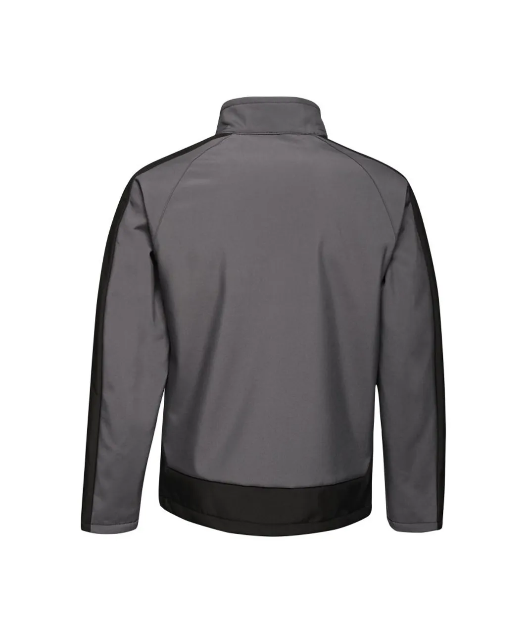 Regatta Mens Contrast 3 Layer Softshell Full Zip Jacket - Grey
