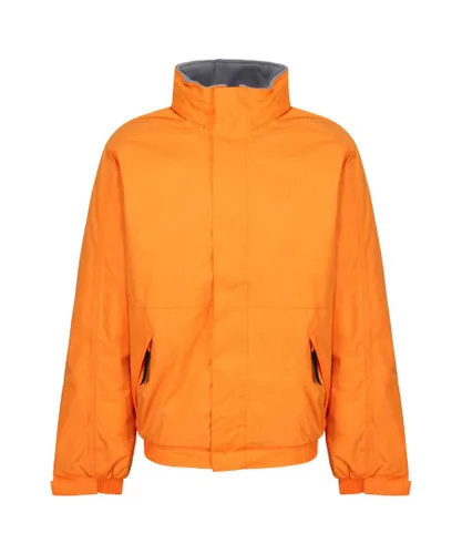 Regatta Mens Dover Waterproof Insulated Jacket (Sun Orange/Seal Grey)