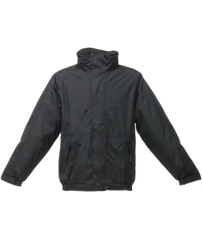 Regatta Mens Dover Waterproof Windproof Jacket (Black/Ash)