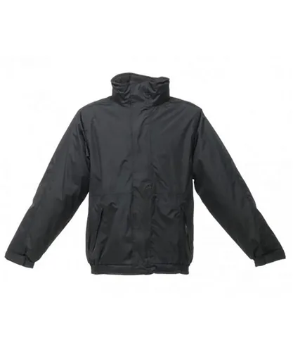Regatta Mens Dover Waterproof Windproof Jacket (Thermo-Guard Insulation) (Black/Ash)