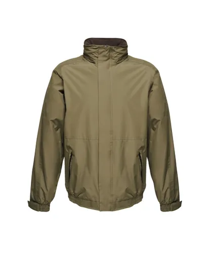 Regatta Mens Dover Waterproof Windproof Jacket (Thermo-Guard Insulation) (Dark Khaki/Black)