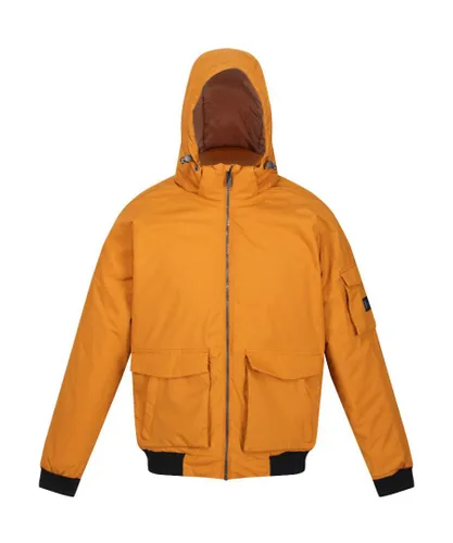 Regatta Mens Fazian Waterproof Hooded Jacket - Brown