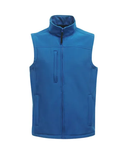 Regatta Mens Flux Softshell Bodywarmer / Sleeveless Jacket (Water Repellent & Wind Resistant) (Oxford) - Grey