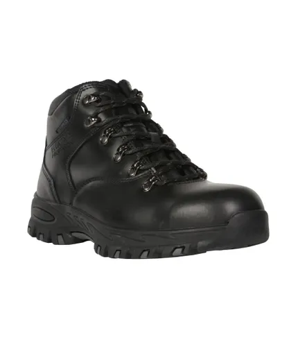 Regatta Mens Gritstone Leather Safety Boots (Black)
