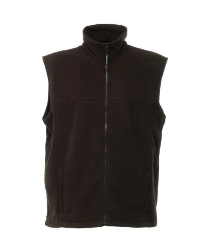Regatta Mens Haber II 250 Series Anti-pill Fleece Bodywarmer / Sleeveless Jacket (Black)