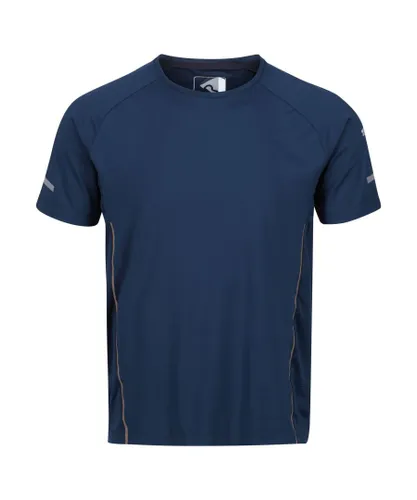 Regatta Mens Highton Pro Logo T-Shirt (Moonlight Denim) - Navy/Blue