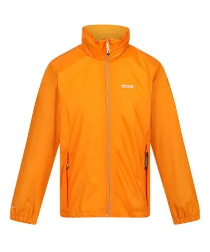 Regatta Mens Lyle IV Waterproof Hooded Jacket (Flame Orange) - Multicolour