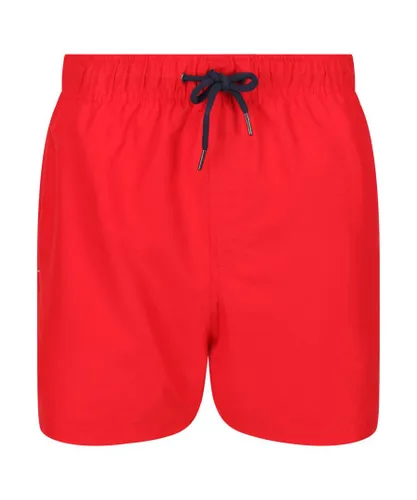 Regatta Mens Mawson II Swim Shorts (True Red)