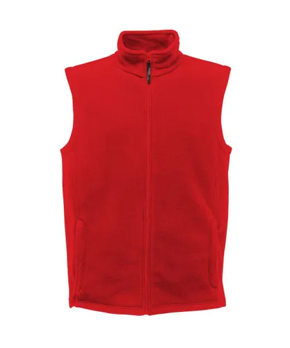 Regatta Mens Micro Fleece Bodywarmer / Gilet (Classic Red)