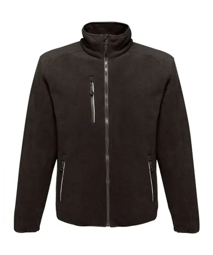 Regatta Mens Omicron III Waterproof Fleece Jacket (Black/Black)