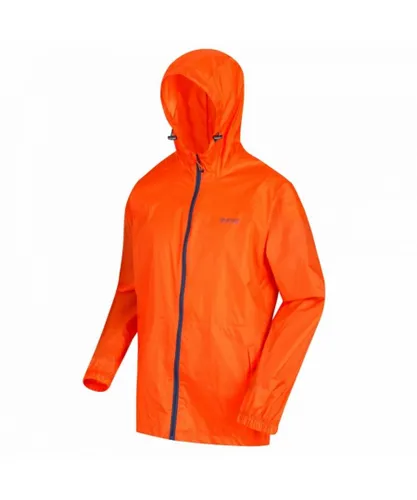 Regatta Mens Pack It III Waterproof Jacket (Rusty Orange)