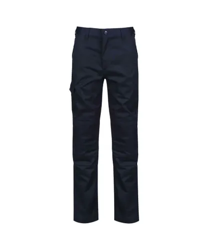 Regatta Mens Pro Cargo Waterproof Trousers - Regular (Grey Blue)