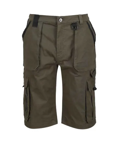 Regatta Mens Pro Utility Cargo Shorts (Khaki)