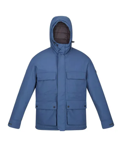 Regatta Mens Raylan Waterproof Jacket (Dark Denim) - Blue