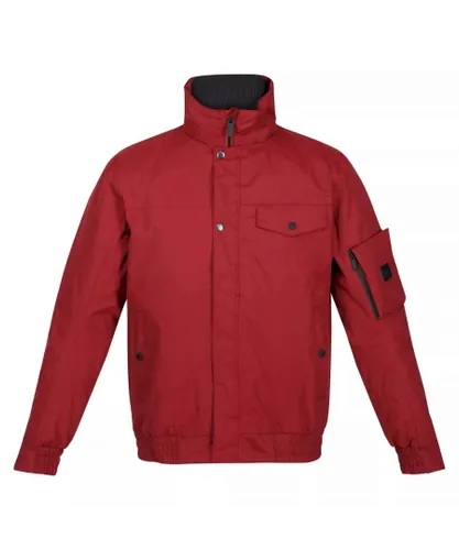 Regatta Mens Raynor Waterproof Jacket (Syrah Red) - Multicolour