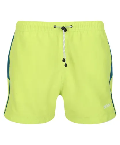 Regatta Mens Rehere Shorts (Bright Kiwi/Pacific Green) - Multicolour