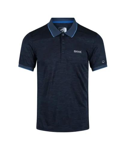 Regatta Mens Remex II Polo Shirt (Moonlight Denim) - Navy/Blue