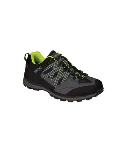 Regatta Mens Samaris Low II Hiking Boots (Black/Lime Punch)