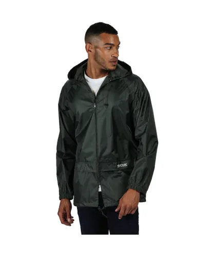 Regatta Mens Stormbreak Waterproof Durable Mid Length Jacket - Green