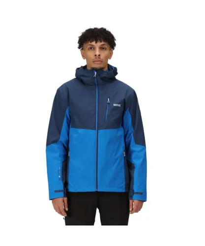 Regatta Mens Wentwood VII Waterproof Breathable 3in1 Jacket - Blue
