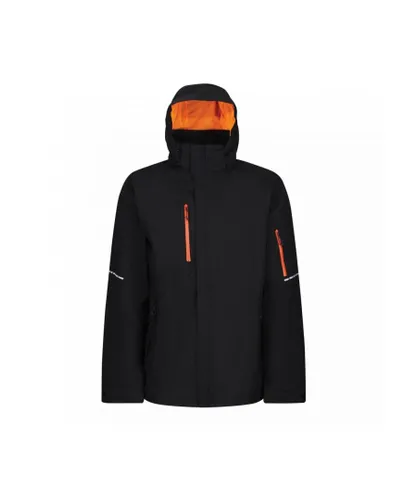 Regatta Mens X-Pro Exosphere II Soft Shell Jacket (Black/Magma Orange)