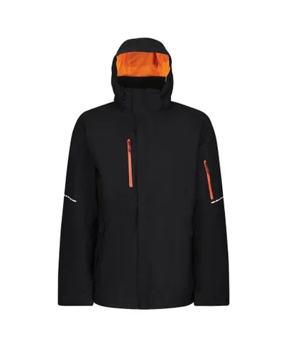 Regatta Mens X-Pro Exosphere II Softshell Jacket (Black/Magma Orange) - Multicolour