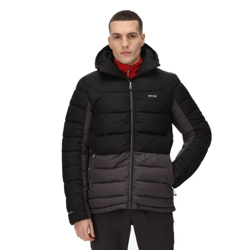 Regatta Nevado VI Insulated Puffer Jacket: Black/Grey: L