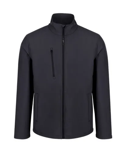 Regatta Professional Mens Ablaze Three Layer Soft Shell Jacket (Seal Grey/Black)